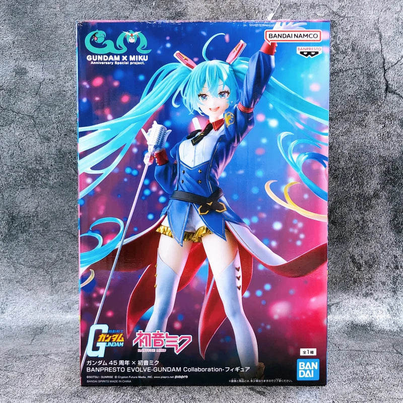 GUNDAM 45th Anniversary × Hatsune Miku BANPRESTO EVOLVE-GUNDAM Collaboration Figure