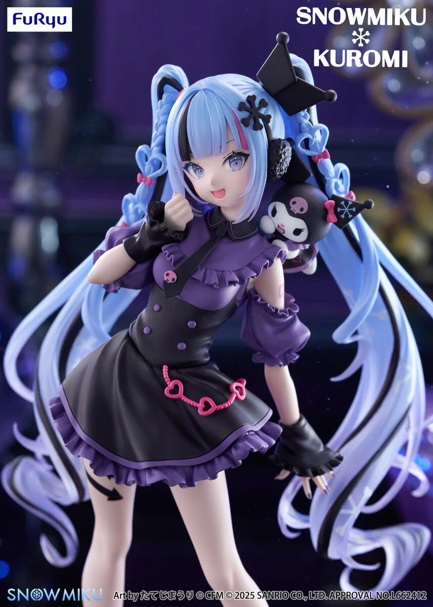 Snow Miku × Kuromi – Trio-Try-iT Figure