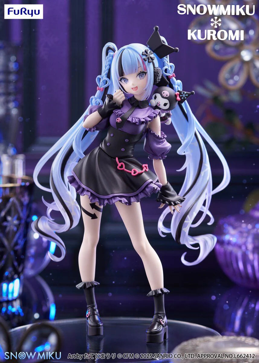 Snow Miku × Kuromi – Trio-Try-iT Figure