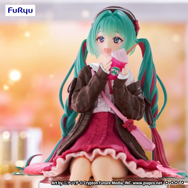 Hatsune Miku – Autumn Date Pink Ver. Noodle Stopper Figure